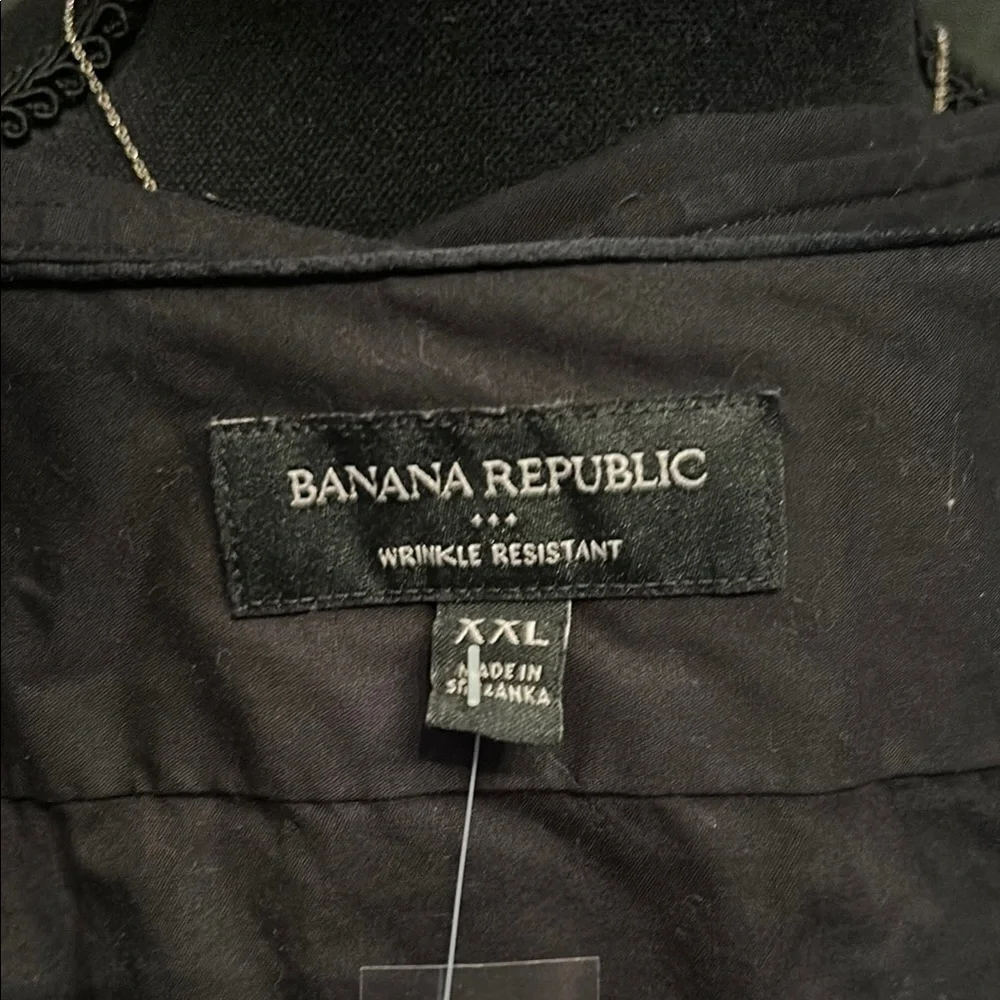 Banana Republic Black Casual Button Down Shirt